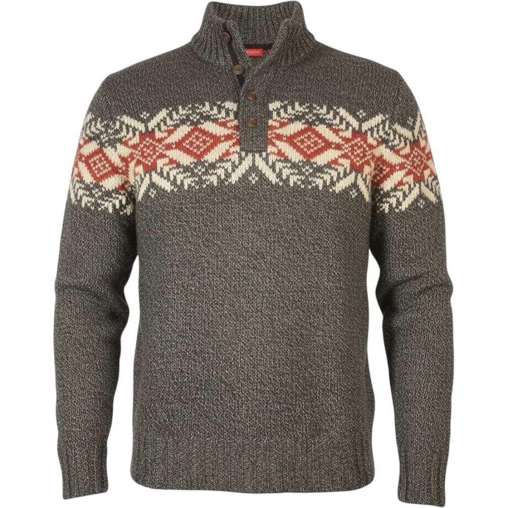Vintage IZOD textured Mixed Knit Crewneck Geometric Premium Sweater Mens LT